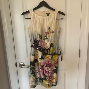 Floral print spring/work dress.